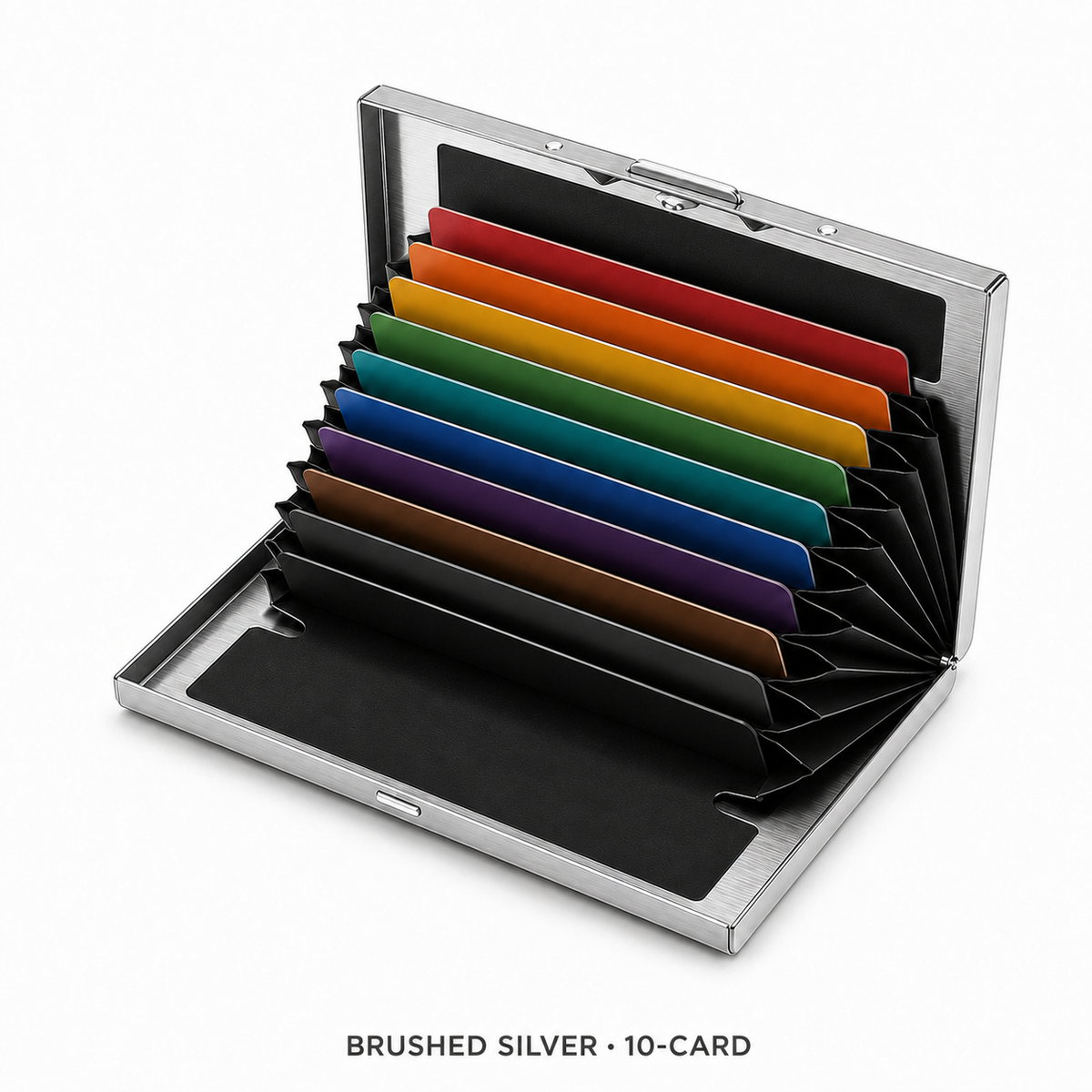🔥Hoommeuoen™ RFID-Blocking Stainless Steel Card Wallet 🔒 Slim, Secure & Pocket-Ready