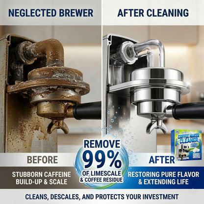 Effortless Coffee Machine Cleaner - Clean Without Taking It Apart⬆️