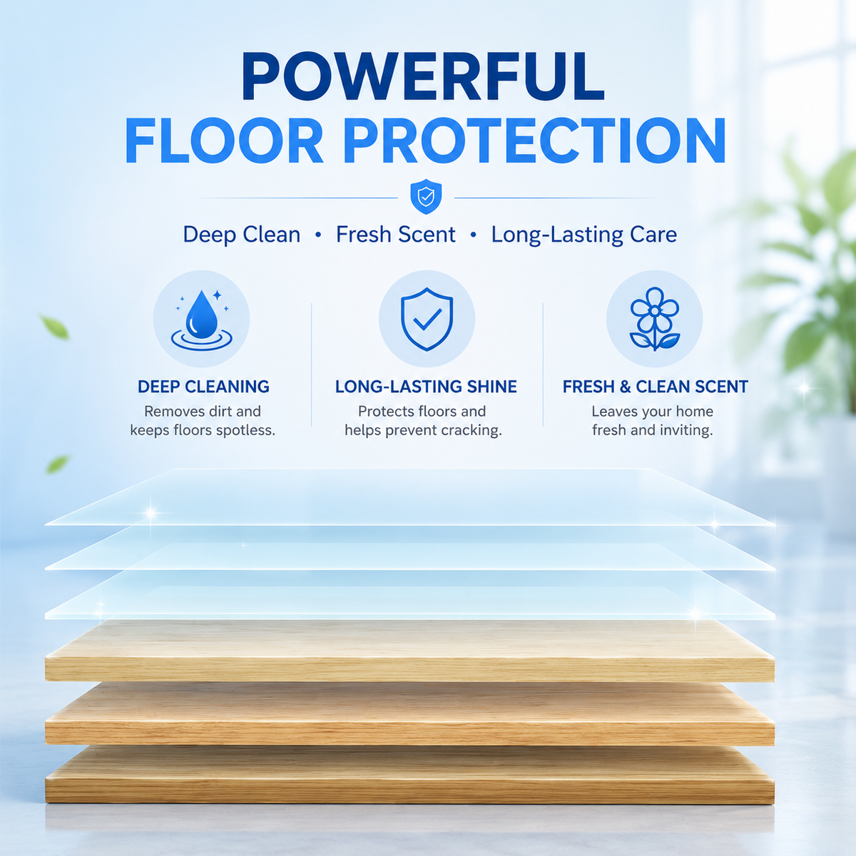 ✨   FloorGlow™ 4-in-1 Cleaning Sheets