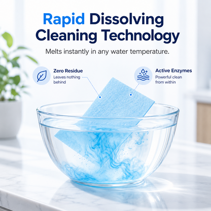 ✨   FloorGlow™ 4-in-1 Cleaning Sheets