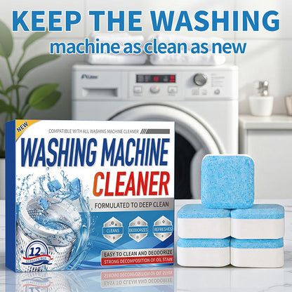 🔥 BUY 2 GET 1 FREEW,ashing Machine Cleaning Tablets-12 Tablets Pack-Deep cleaning, descaling and deodorizing✅