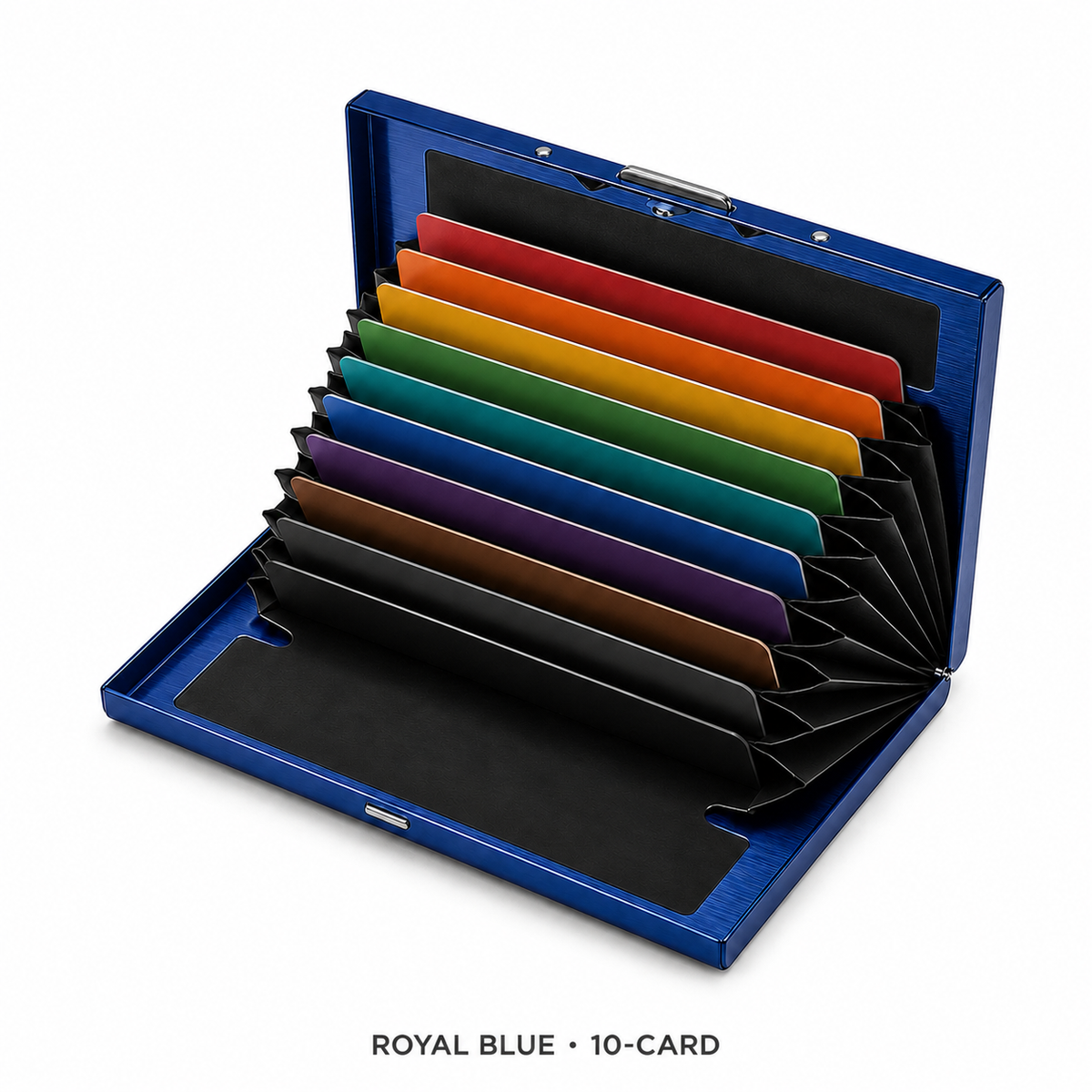 🔥Hoommeuoen™  RFID-Blocking Stainless Steel Card Wallet 🔒 Slim, Secure & Pocket-Ready