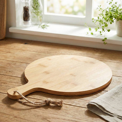 Premium Natural Wood Pizza and Serving Board