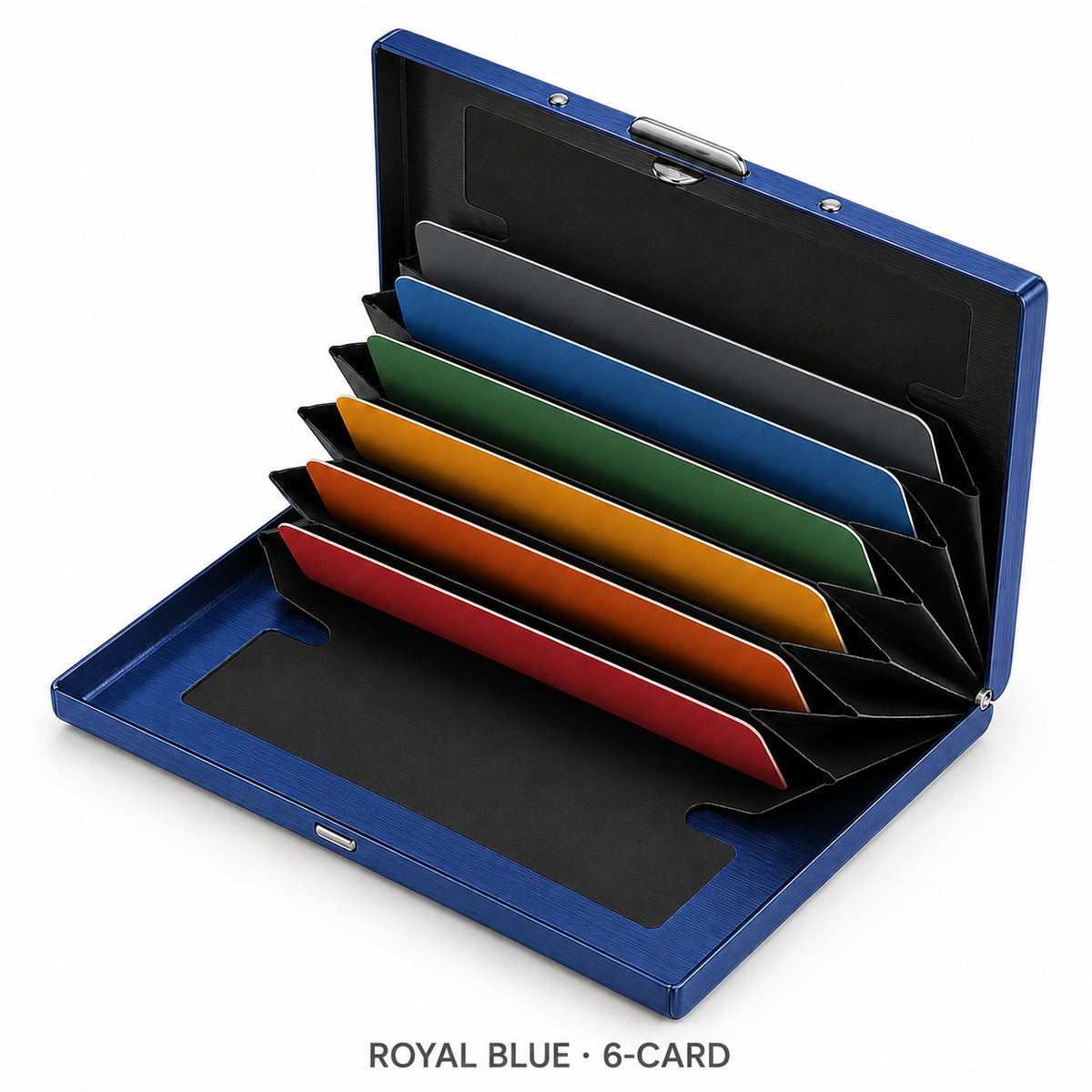 🔥Hoommeuoen™  RFID-Blocking Stainless Steel Card Wallet 🔒 Slim, Secure & Pocket-Ready