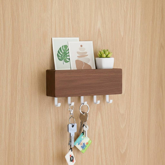 Minimalist Wall-Mounted Entryway Key Organizer